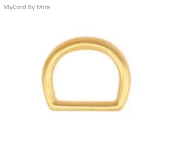 D-Ring  25 x 22 x 7,0 mm Messing massiv